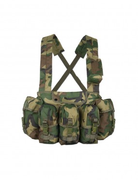 woodland camo chest rig
