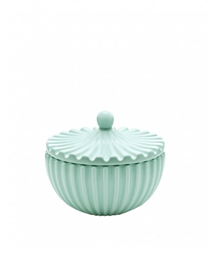 Ceramic Sauce Dip in Blue Stripe
