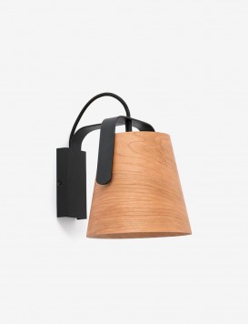 Stood Wood Wall Lamp