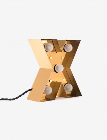 Gold Light Up Letters