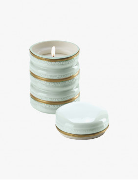 Baby Chantilly Macaroon Candle