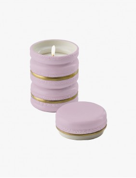 Baby Chantilly Macaroon Candle
