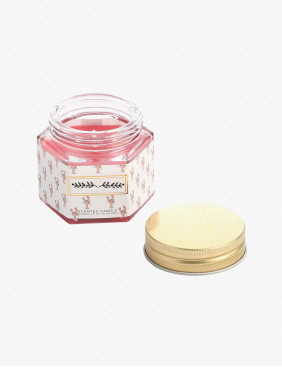 Hemp Seed & Rose Scented Prism Candle
