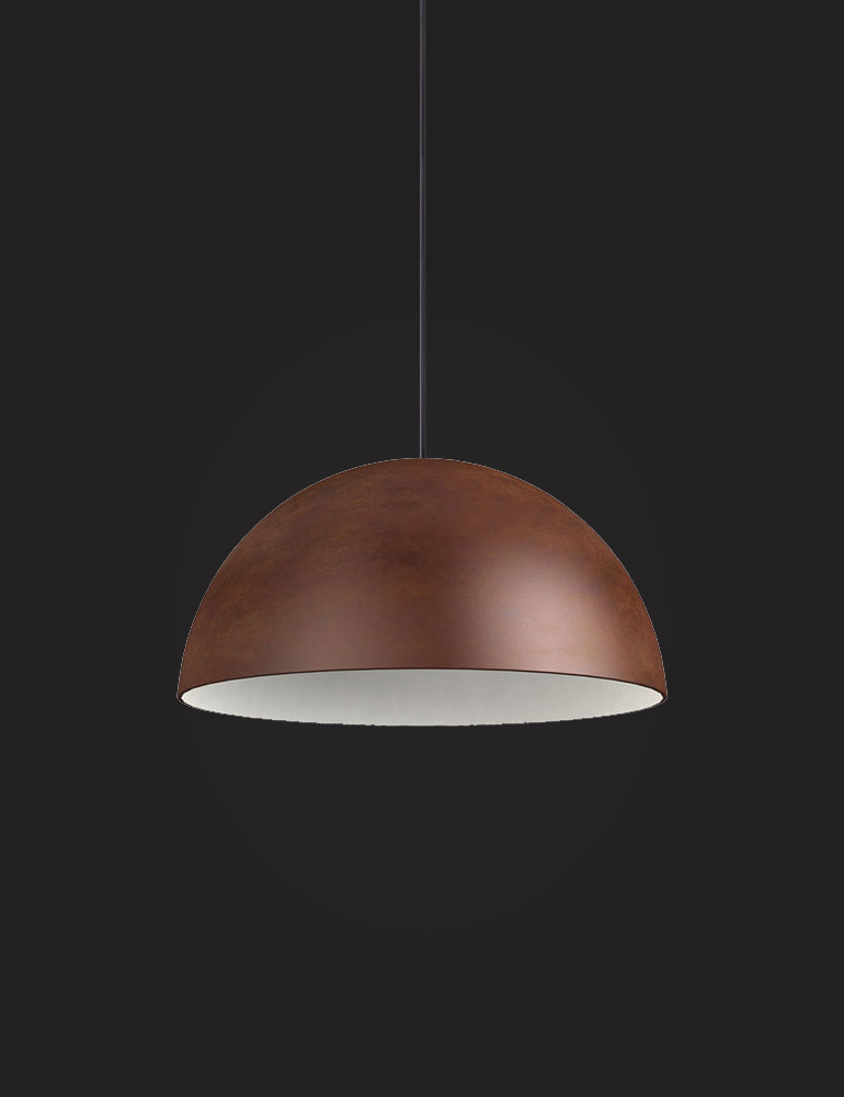 Philips 1x100W Orange Pendant Light