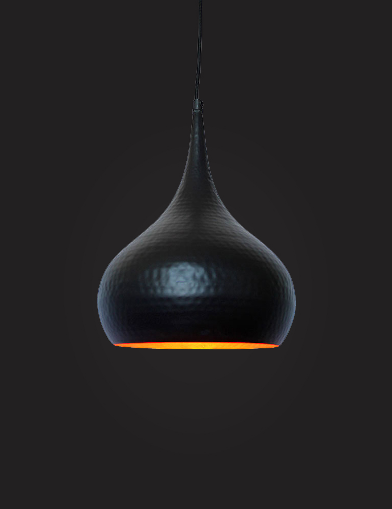 Gold Hanging Pendant Light Black Or White