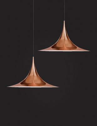Gubi Semi Pendant Light Glossy Brass