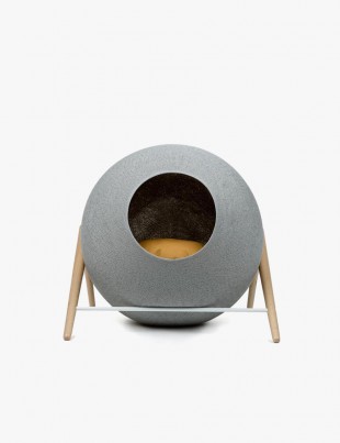 Light Grey Coloured Cat Basket