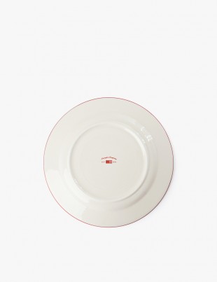 Gold Rimmed Glass Charger Plates