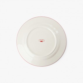 Gold Rimmed Glass Charger Plates